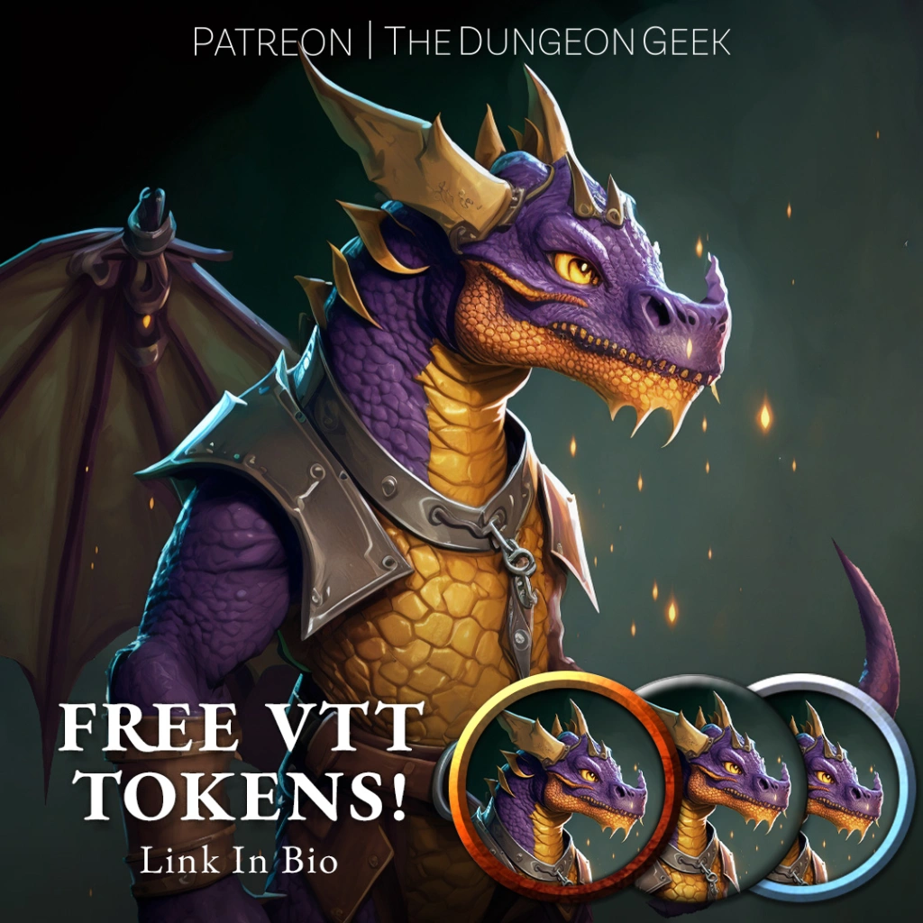 POP:D&D –  Spyro the Dragonborn– VTT Character Tokens