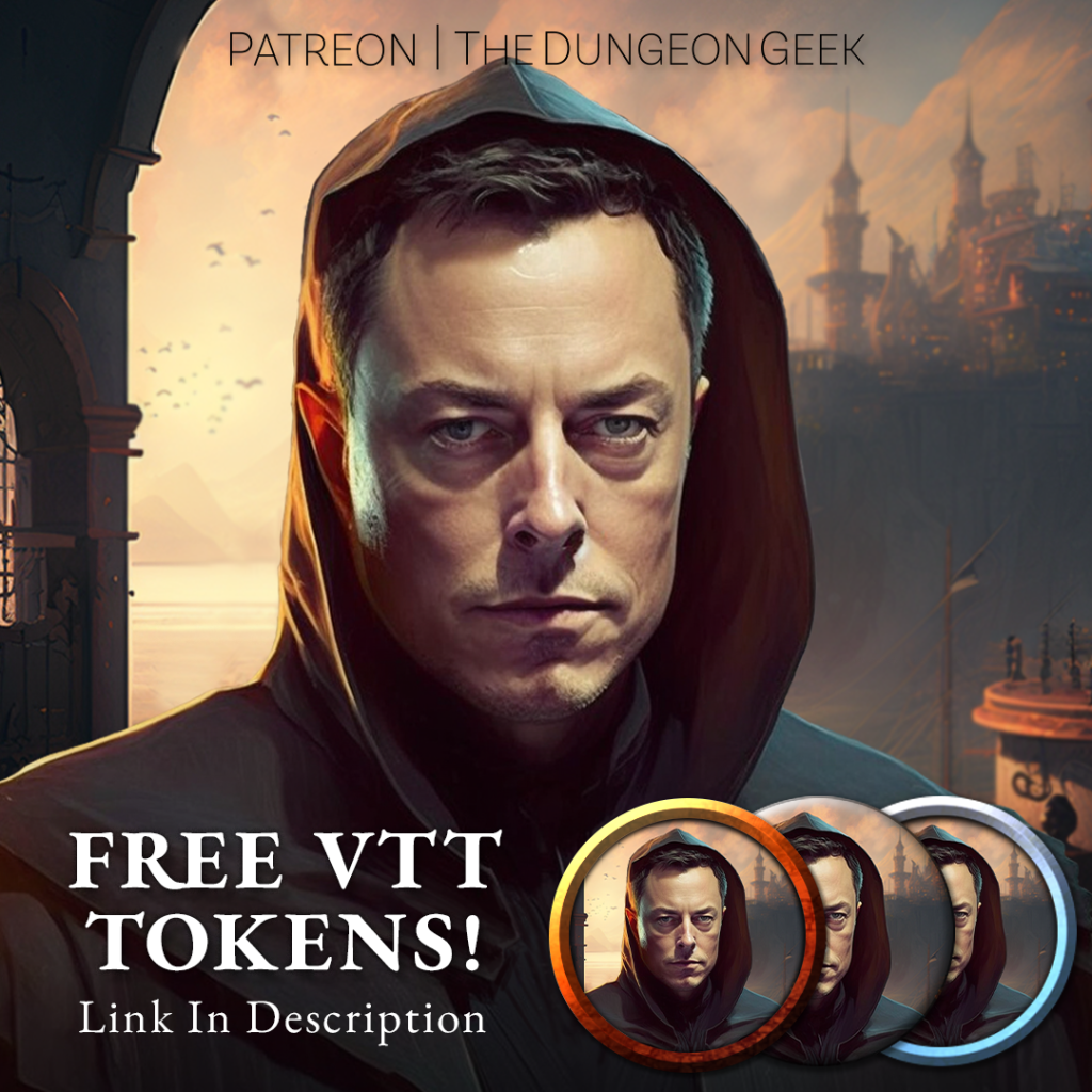 POP:D&D – Lord Elon Musk – VTT Character Token